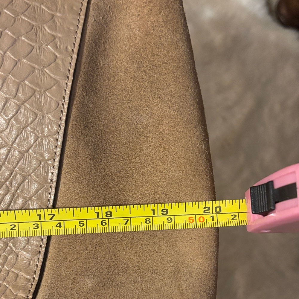 Coach Tan Textured Tote Bag - Picture 9 of 15